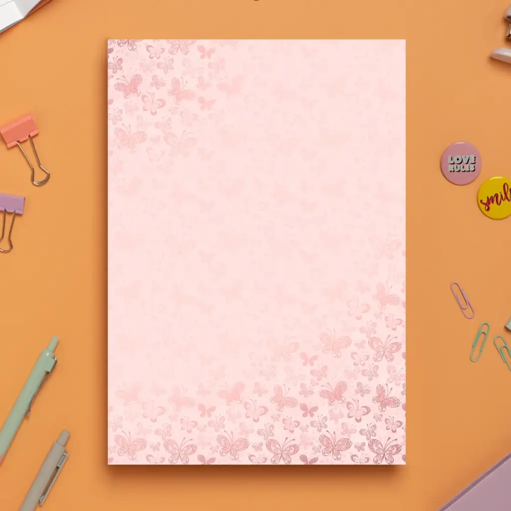 Zauberhaftes Briefpapier „Vintage Butterfly“ – für besondere Botschaften