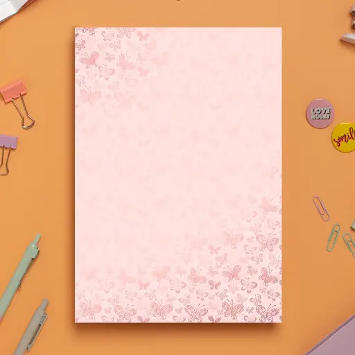 Zauberhaftes Briefpapier „Vintage Butterfly“ – für besondere Botschaften