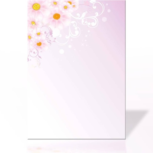 Elegantes Briefpapier „Zarte Blüten“ – Harmonie und Stil